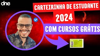 CARTEIRINHA DE ESTUDANTE 2024  SOLICITE JÁ [upl. by Mita]