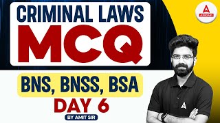 Criminal Law Important MCQs For Judiciary Exam 202425  by Amit sir [upl. by Lail]