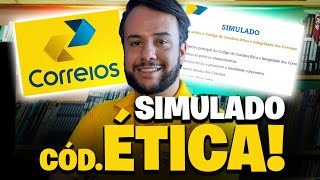 CORREÇÃO SIMULADO CÓDIGO DE ÉTICA CONCURSO CORREIOS 2024 [upl. by Eppie]