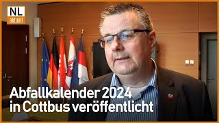 Cottbus  Neuer Abfallkalender 2024 veröffentlicht [upl. by Dorison]