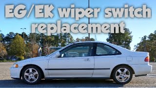 9295 Honda Civic wiper switch replacement [upl. by Anerul]