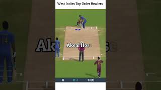 West Indies Top Order Bowlers  Real Cricket 24 shorts youtubeshorts ytshorts [upl. by Alur]