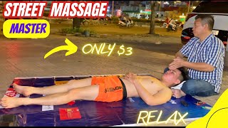 STREET MASSAGE 3  NO TALKINGBest videos for deep sleep [upl. by Citarella]