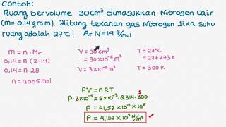 F109 Teori Kinetik Gas  Latihan Soal 1 Persamaan Gas ideal [upl. by Mcgannon]