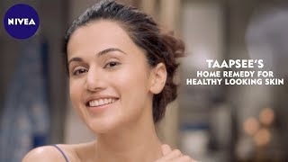 Healthy Skin Series Taapsees Home Remedy for Healthy Looking Skin [upl. by Dunson305]