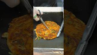 해물파전  Golden and crispy seafood pancake  korean street food shortvideo [upl. by Eastlake]