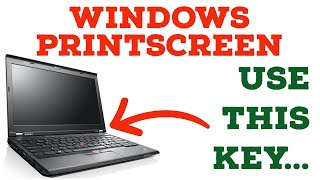 How to Print Screen Screenshot on a Windows Laptop [upl. by Teague400]