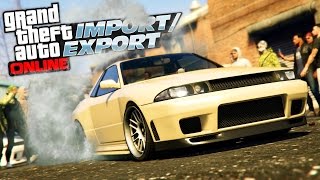 GTA 5 Elegy Retro Custom CAR MEET Import Export DLC [upl. by Yrreiht745]