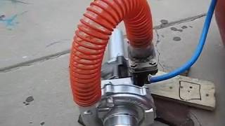 Compressed Air Powered Turbo Charger  Jet Engine [upl. by Ahsayn]