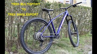 Trek Dual Sport to Single Sport XC conversion [upl. by Napas]