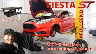 Shifter Raise amp Intercooler Upgrade  Ford Fiesta ST180 Track Race Car [upl. by Cyd992]