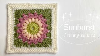 Sunburst Granny Square [upl. by Conlan984]