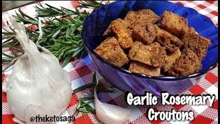 Keto Recipe Croutons [upl. by Siuluj]