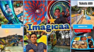 Imagicaa Water Park Khopoli  All RidesSlides Ticket PricelOfferFood  A to Z Information [upl. by Rodney226]