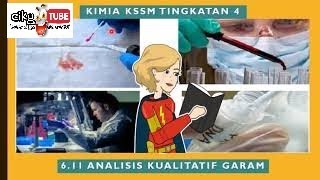 Kimia KSSM Tingkatan 4  611 Analisis kualitatif garam [upl. by Acinoda793]