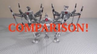 LEGO Star Wars Homing Spider Droid Comparison 7681 75016 amp 75142 [upl. by Vernice]