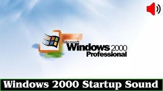 EVOLUTION Microsoft Windows 2000 Startup Sound [upl. by Ybanrab]