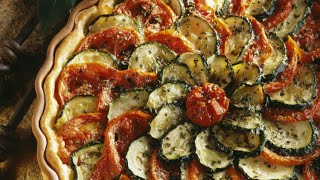 Recette  Tarte courgette et tomate [upl. by Phillis769]