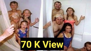 101 awkward Hilarious Family Photo RecreationsTHEN AND NOW l online magazine l 2017 [upl. by Kellby]