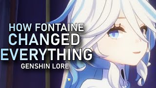 v42 How Fontaine CHALLENGED the Status Quo Genshin Impact Lore [upl. by Aihsei]