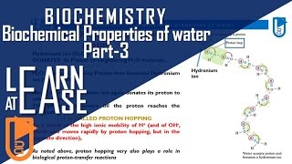 Biochemical properties of water Part3 Ionization of water amp pH [upl. by Noslien]