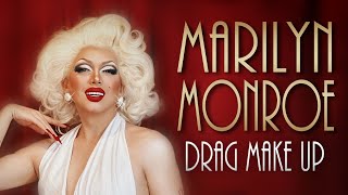 Marilyn Monroe Drag Transformation ✨ ❤️ [upl. by Arron]