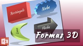 Tutorial Presentaciones ✨ PowerPoint EFECTOS 3D en formas Draw a 3D PowerPoint Shape [upl. by Ellessig]