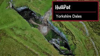 YORKSIRE DALES HULL POT  UKs largest pot hole  Drone Photography [upl. by Firestone]