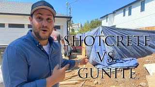 Gunite Vs Shotcrete  GoLandscapers Project [upl. by Ahmed193]