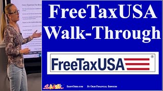 FreeTaxUSA April 2024 efile income deadline How to file your taxes online Tutorial walkthrough [upl. by Abate392]