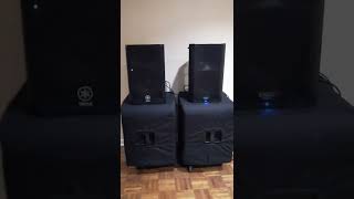 SPEAKER BATTLE QSC K12 VS YAMAHA DXR12 SOUND COMPARISON [upl. by Peedus776]