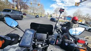 VOD 1 HR Group Ride to a Train Wreck  22 CFMoto 300nk amp 81 Honda Goldwing [upl. by Layney139]