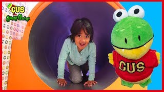 Ryan and Gus the Gummy Gator traveling Adventure Pretend Play fun [upl. by Wolsky]