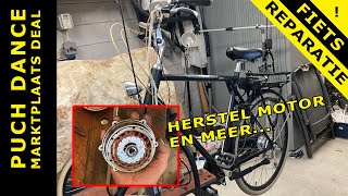 Puch dance ebike egoing  reparatie Bafang motor BF FM G32250RC en C965 display vervangen [upl. by Barfuss]