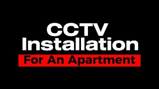 How to install a CCTV system for an Apartment Security Camera installation in Brisbane Gold Coast [upl. by Pamelina]