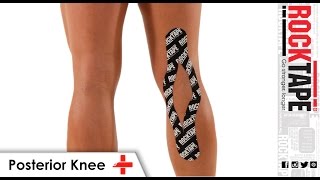 RockTape  Kinesiology Tape Instruction  Posterior Knee [upl. by Ahmed381]