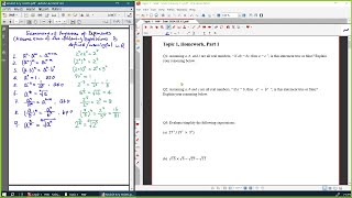 Exercises of Topic 1 Some basic concepts in algebra [upl. by Fuhrman]