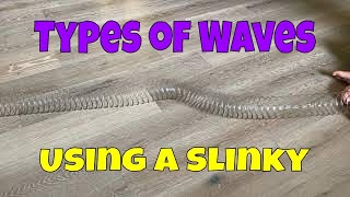 Slinky Demonstration of Longitudinal and Transverse Waves [upl. by Naihs285]