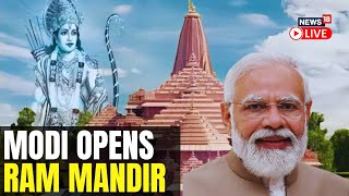 Ram Mandir Ayodhya LIVE News  Pran Pratistha Ram Mandir LIVE News  PM Modi News LIVE  N18L [upl. by Nnaerb43]