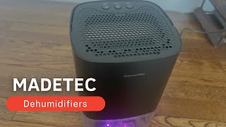 Review MADETEC Dehumidifiers for Bedroom  Ultra Quiet amp Auto Shut off Dehumidifier [upl. by Sonaj]