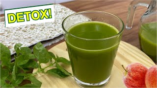 SUCO DETOX QUE TE AJUDA A EMAGRECER – Descubra o segredo desse ANTI INFLAMATÓRIO natural [upl. by Kachine]