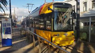 Moseley Square Tram Terminus Glenelg tram [upl. by Sallie]