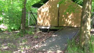 Platform Tent Camping for Girl Scouts [upl. by Annairdna]