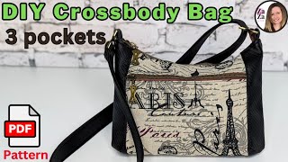 Elegant DIY Crossbody Bag DIY Shoulder Bag [upl. by Gail946]