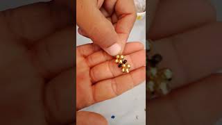 diy bracelet with pearls youtubeshorts youtubepartner tranding viralvide Craftersunita [upl. by Keil]