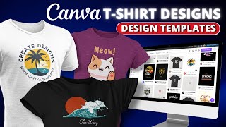 How To Use Canva TShirt Design Templates [upl. by Atilahs312]