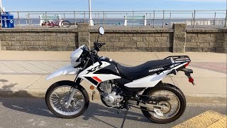 HONDA XR150L RIDE AVON BY THE SEABRADLEY BEACH NJ POV MOTORCYCLE RIDING VIEW NEW JERSEY SHORE [upl. by Tate]