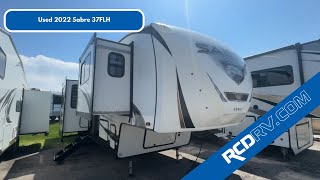 USED 2022 Forest River Sabre 37FLH Fifth Wheel Walk Through  Delaware [upl. by Bea995]