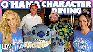 Ohana Character Dining Returns Disney World 2022 Polynesian Restaurant Review Stitch Hula amp More [upl. by Yaras]