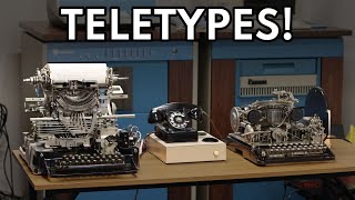 Restoring a Model 15 and a Model 14 Teletype [upl. by Lat]